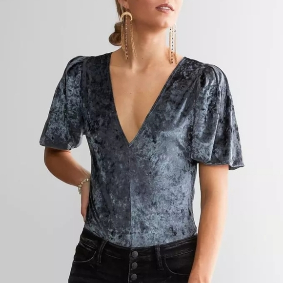 Don't You Wish Bodysuit in sunflower seed Free People - Picture 1 of 8
